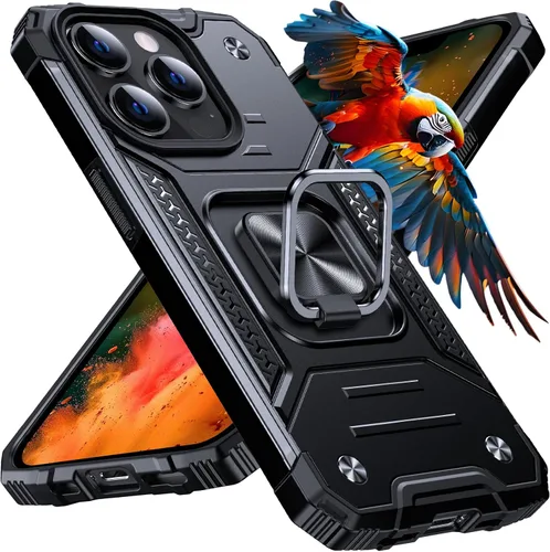 Vista 12 de Anqrp Funda resistente para iPhone 6/7/8/SE/SE2 con soporte de anillo mejorado y agarre, grado militar, a prueba de golpes, resistente y robusta