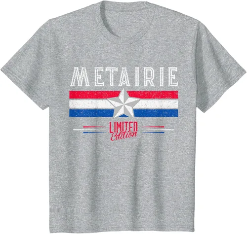 Vista 8 de Metairie - Camiseta retro vintage para mujer y niño