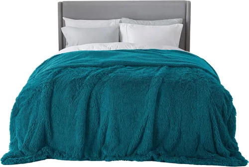 Vista 38 de Bedsure GentleSoft Manta de Tiro de Piel Sintética Esponjosa y Suave para Sofá, Forro Polar Sherpa Suave Regalos Acogedores para Mujeres, Manta
