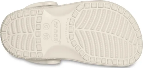 Vista 3 de Crocs Zuecos clásicos para niños, hueso, 9 EE. UU. unisex para niños pequeños