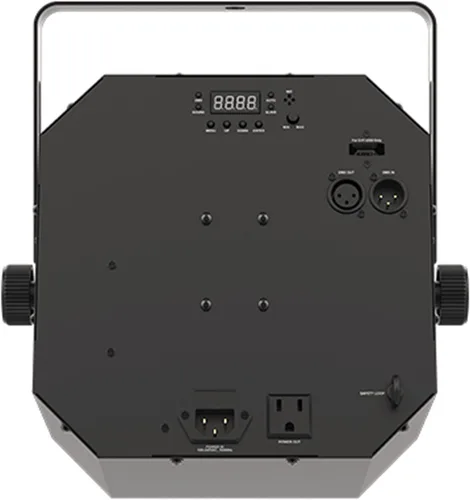 Vista 5 de Chauvet DJ Swarm 5 FX ILS 3 en 1 Derby/Strobe - Paquete de luces LED con 2 cables DMX y paño de pulido Austin Bazaar