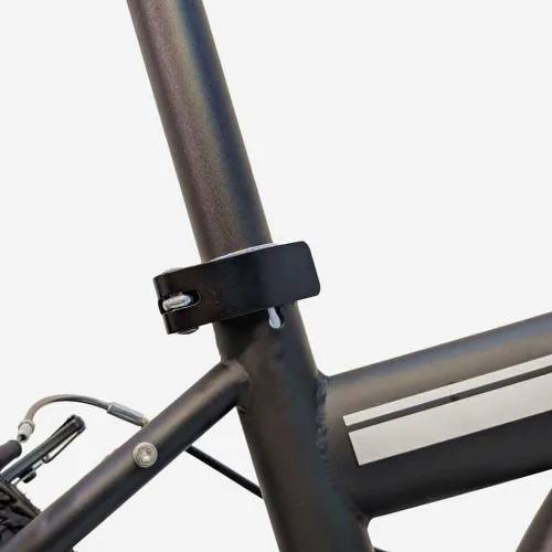 Vista 9 de ZiZZO Campo Bicicleta plegable de 20 pulgadas con vástago ajustable de 7 velocidades, marco ligero