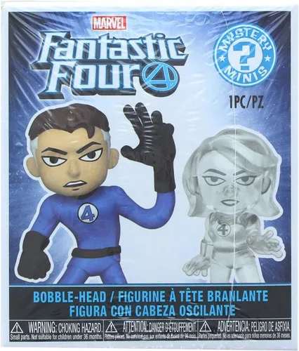Vista 2 de Funko Mystery Minis: Cuatro Fantásticos, Multicolor