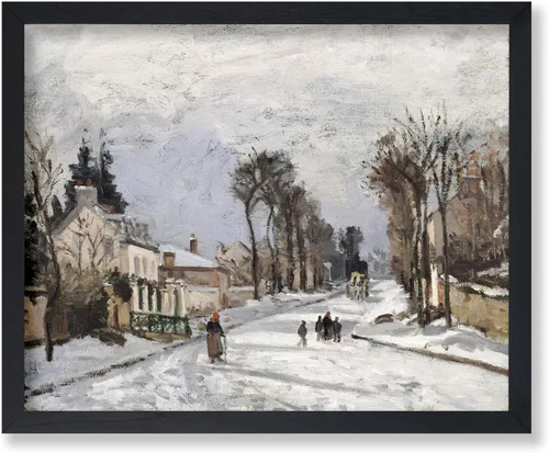 Vista 65 de Poster Master Póster vintage The Beginning Of Spring – Impresión retro de invierno – Arte de nieve – Arte de paisaje – Regalo para hombres y mujeres