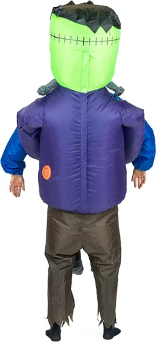 Vista 4 de Bodysocks Fancy Dress Disfraz inflable de Frankenstein para niños a partir de 6 años