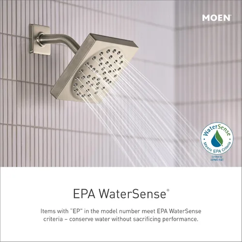 Vista 3 de Moen UT2472EPBN Genta LX M-CORE 2-Series - Kit de molduras de ducha con 1 mango, requiere válvula, níquel cepillado