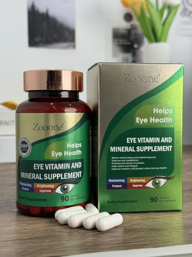 Vista 8 de zooone Luteína y Zeaxantina Vitaminas para los Ojos, Suplemento de Vitaminas y Minerales para los Ojos con Vitamina C, E, Zinc, Cobre, Apoyo