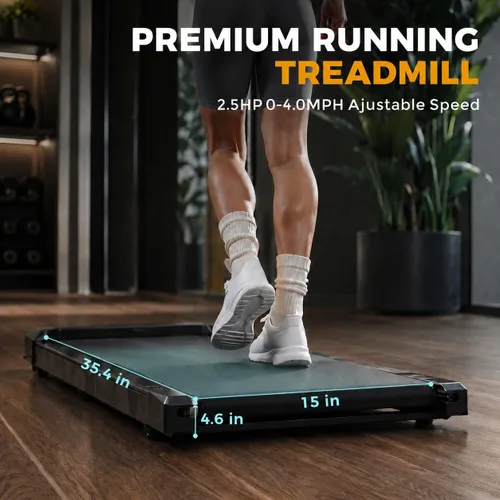 Vista 10 de Gkyet Walking Treadmill Pad with Incline, 2.5 HP Under-Desk Treadmill bandera