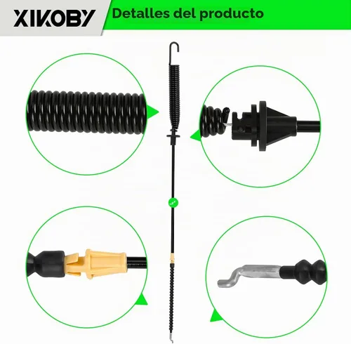 Vista 8 de 946-04173E - Cable de compromiso de cubierta compatible con Troy Bilt Pony Craftsman MTD Bolens para montar, cortacésped, tractor, máquina de patio