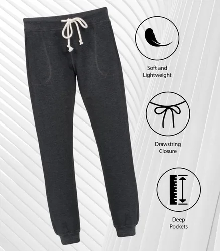 Vista 5 de Instant Message - Rainbow Heart - Pantalón deportivo para mujer, Gris Caliente Carbón