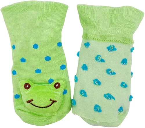 Vista 7 de FedMois 6 pares de zapatos antideslizantes para bebé con dibujos animados en 3D