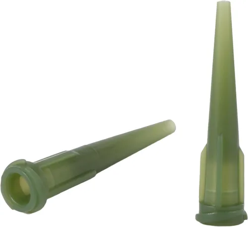 Vista 4 de TT Blunt Dispensing Needle Plastic Syringe Needle Tips 14 Gauge Olive Green