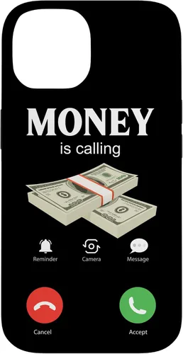 Vista 4 de Money Cash Coin Millionaire Trader Miner Stocks Invest Earn Case for iPhone 16