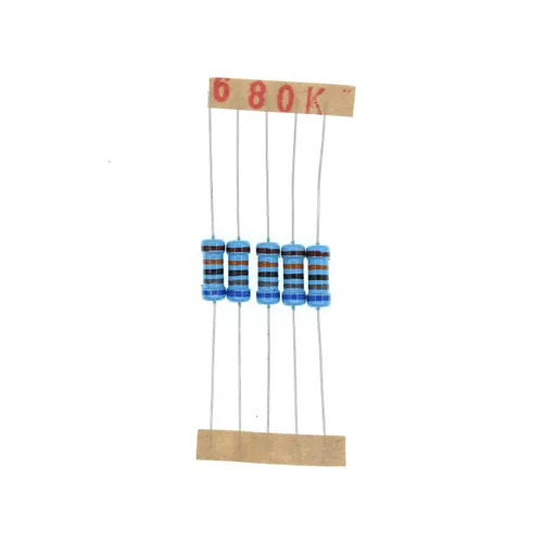 Vista 90 de 100PCS 1 vatios 1W 0R1 0.1 ohmios 1% resistencia de película metálica