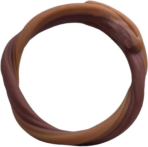 Vista 2 de N-Bone Anillos de dentición para cachorros, sabor a mantequilla de maní, masticables naturales para la dentición y golosinas para masticar, ayuda a