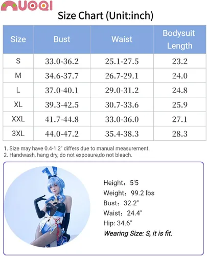 Vista 6 de Nuoqi Disfraz de conejo de Dva para cosplay, disfraz de Hana Song Dva Bunny Girl