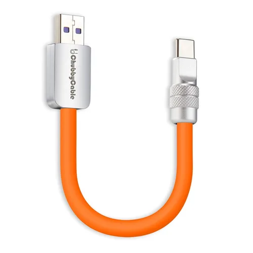 Vista 14 de chubbycable Cable corto USB C a C de 240 W, color naranja, 20 pulgadas Para iPhone 18/17/16/15 Series, MacBook Pro/Air, Galaxy S26/S25/S24, cable