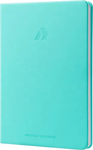 Vista 15 de Nextnoid Cuaderno rayado para hombres - Papel grueso de 120 g/m² - 160 páginas - Cuaderno de tapa dura A5 para el trabajo - Ideal para escribir