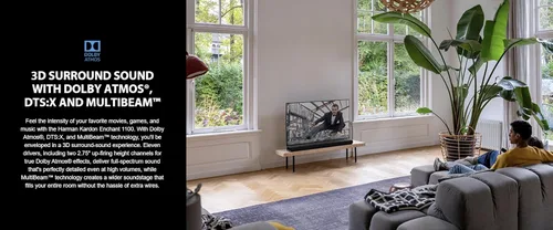 Vista 4 de Barra de sonido Harman-Kardon Enchant-1100 Dolby Atmos con un subwoofer Enchant (2025)