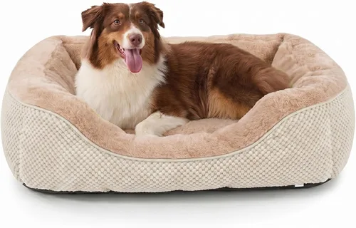 Vista 8 de Invenho - Camas para perros pequeños y medianos lavables, ortopédicas, calmantes, autocalentamiento, suaves, duraderas, con fondo antideslizante