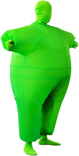 Vista 2 de RHYTHMARTS Inflatable Costume Full Body Suit Halloween Christmas Costumes Fancy Dress Adult