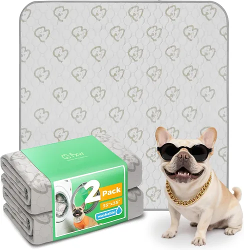 Vista 30 de FXW Almohadillas lavables para orina para perros, almohadillas para cachorros con súper absorbentes, diseñadas específicamente para jaulas de 24