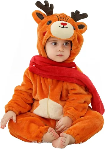 Vista 20 de OLLULL Disfraz de animal para bebé, traje unisex para niños pequeños, disfraz de Halloween Gato negro