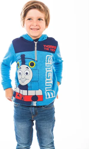 Vista 2 de Thomas Friends Thomas the Tank Engine Friends - Sudadera de forro polar con media cremallera AzulMetálico