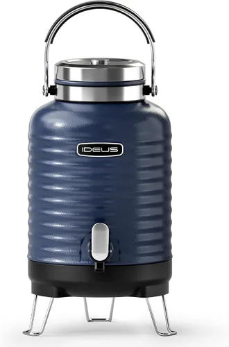 Vista 23 de IDEUS Jarra térmica para café, frasco de acero inoxidable con aislamiento al vacío de doble pared, jarra de agua, servidor de café y dispensador