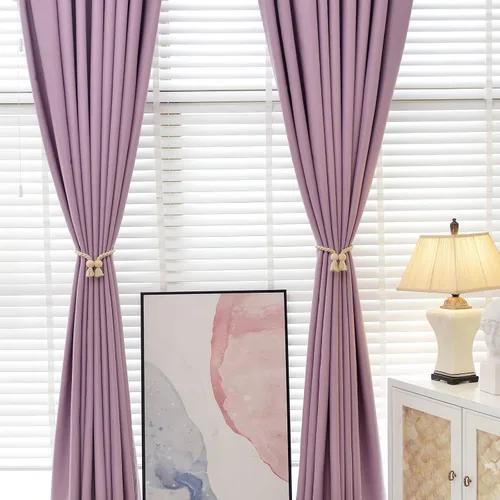 Vista 5 de NICEEC 6 Pack de alzapaños magnéticos de bola de madera para cortinas, decoración boho para el hogar, lazos de cortina tejidos a mano con cuerda