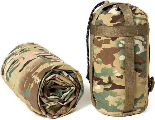 Vista 11 de Akmax.cn Funda de vivac para saco de dormir para sistema de dormir modular del ejército militar, capa exterior impermeable para saco de dormir