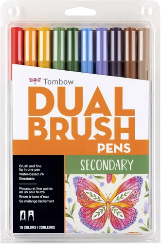 Vista 16 de Tombow Marcadores artísticos de doble pincel (paquete de 10, celebración)
