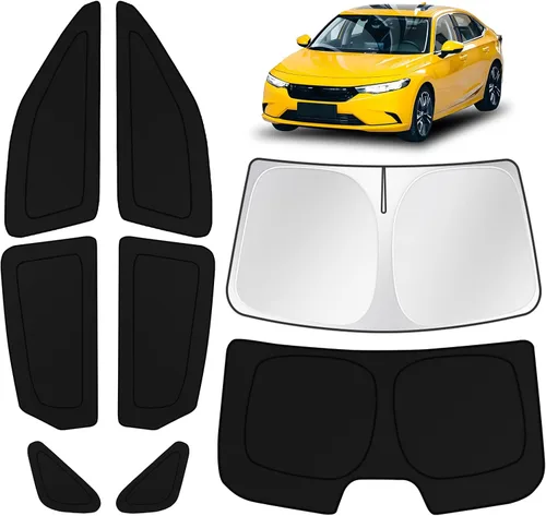 Vista 189 de KUST - Parasol plegable para parabrisas para BMW X1 E84, accesorios 2011 2012 2013 2014 2015, protector de visera de sol ajustable que bloquea