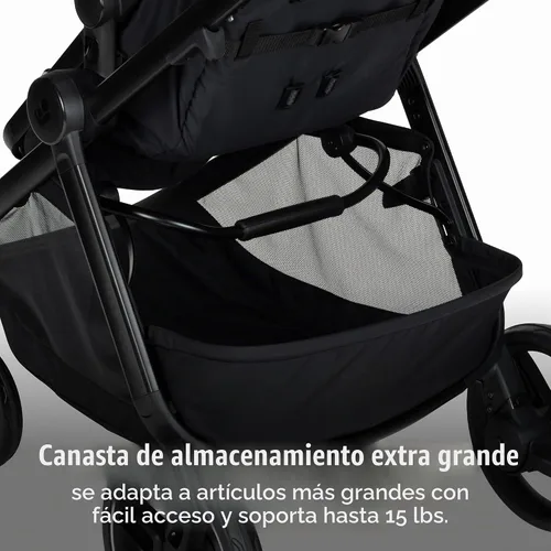 Vista 3 de Maxi-Cosi Zelia Pro - Sistema de viaje 5 en 1 con asiento de automóvil Mico Pro y cochecito de bebé, asiento reversible, ruedas grandes, mango