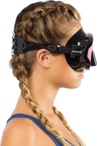 Vista 5 de Cressi Adult Snorkeling Kit: Mask + Snorkel, Dual Lens Mask Made of Soft Silicone: Perfect Seal Ranger & Tao