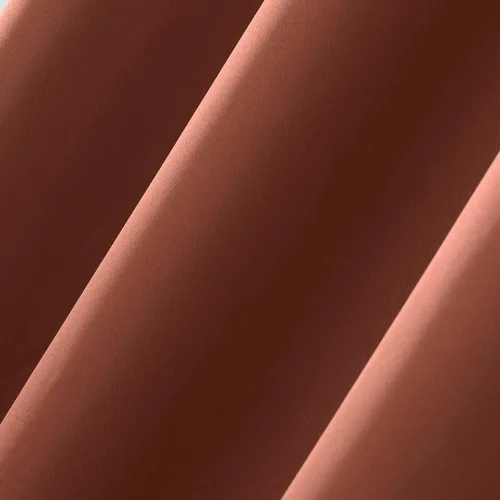 Vista 3 de Sun Zero Easton - Panel de cortina opaca con ojales, ahorro de energía, 40" x 95", naranja terracota Terracota Orange