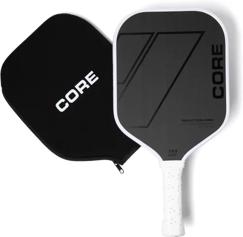 Vista 12 de CORE Pickleball - Paletas de pickleball de fibra de carbono - Aprobadas por USAPA - Modelos PRO y de entrada - Empuñadura de confort acolchada