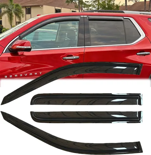 Vista 10 de Deflectores de viento de ventana lateral a prueba de lluvia para Land Rover Freelander 2 LR2 L359 2007-2015, juegos de protectores de lluvia solar