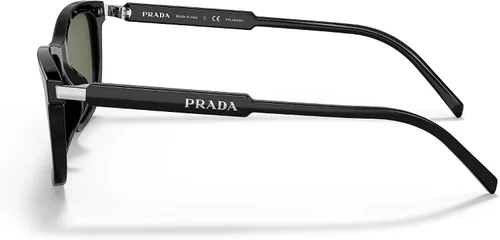 Vista 2 de Gafas de sol Prada PR 18 YS 1AB03R Negro, Negro Polar Verde