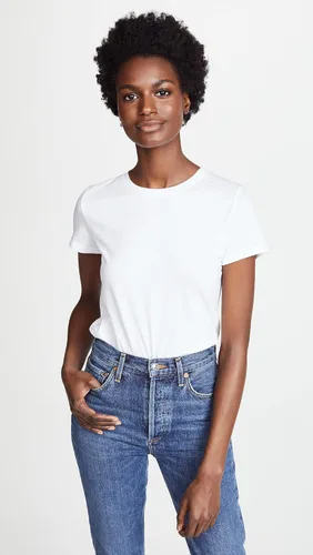 Vista 6 de Vince Essential Crew Tee para mujer