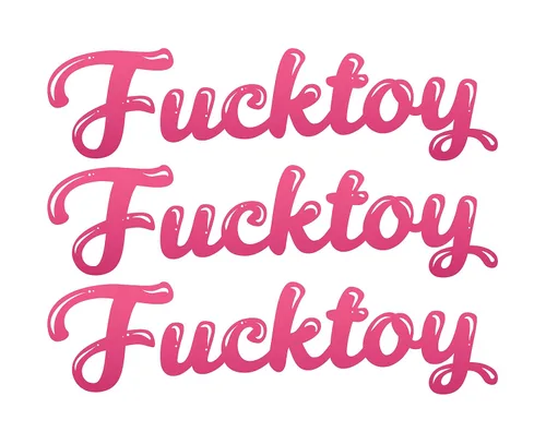 Vista 2 de 3 x "Fucktoy" tatuaje temporal sexy rizado pegatinas