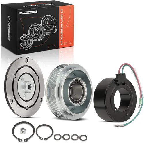 Vista 10 de A-Premium Kit de embrague del compresor del A/C compatible con Honda Civic 1.7L 2001-2005