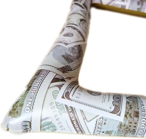 Vista 8 de Bill Dollar - Marco inflable para fotomatón para selfies, accesorios gigantes para fiestas temáticas de dinero, marco de fotos para cumpleaños