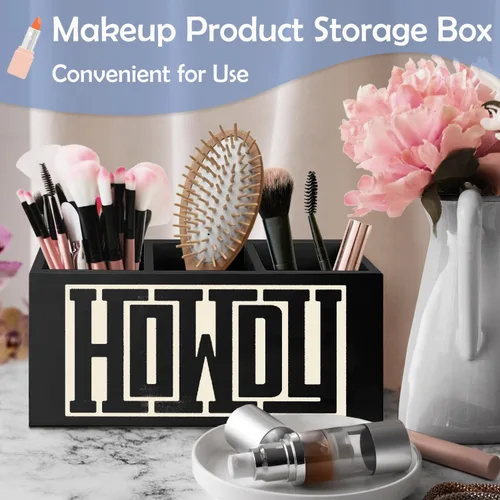 Vista 3 de SNNDER Soporte para bolígrafo de decoración de oficina occidental para escritorio, regalos occidentales para mujeres y hombres, organizador de Howdy