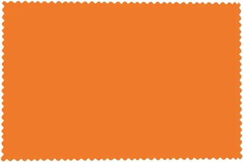 Vista 8 de Rectangular Placemats Set of 4, Heat Resistant Beauty Burnt Orange Printed Kitchen Dining Table Mats