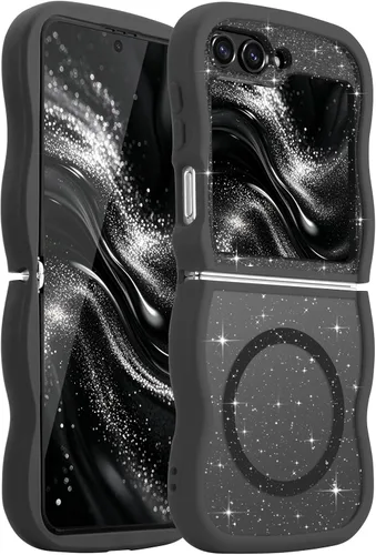 Vista 36 de Pepmune for Samsung Galaxy S25 Plus/S24 Plus Case Wave Frame, Desert Gold Dorado Desierto
