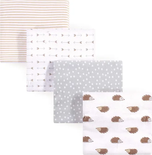 Vista 188 de Hudson Baby Mantas receptoras unisex de franela de algodón para bebé, avión, talla única
