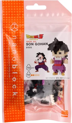 Vista 2 de nanoblock - Dragon Ball Z - Gohan, kit de construcción de la serie de colección de personajes