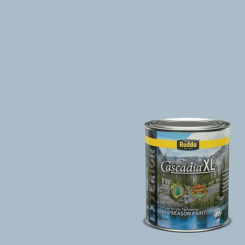 Vista 49 de Rodda Paint CASCADIA XL Pintura e imprimación satinada exterior en uno, cuarto de galón, Acapulco Dive