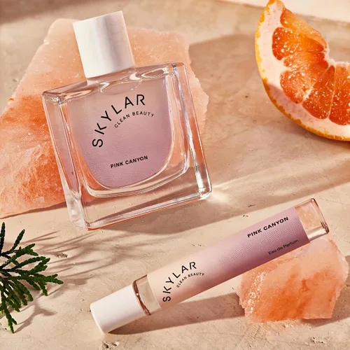 Vista 4 de Skylar Pink Canyon Eau de Parfum - Perfum Hipoalergénico y Limpio para Mujeres y Hombres, Vegano y Seguro para Piel Sensible - Notas de Pomelo, Sal